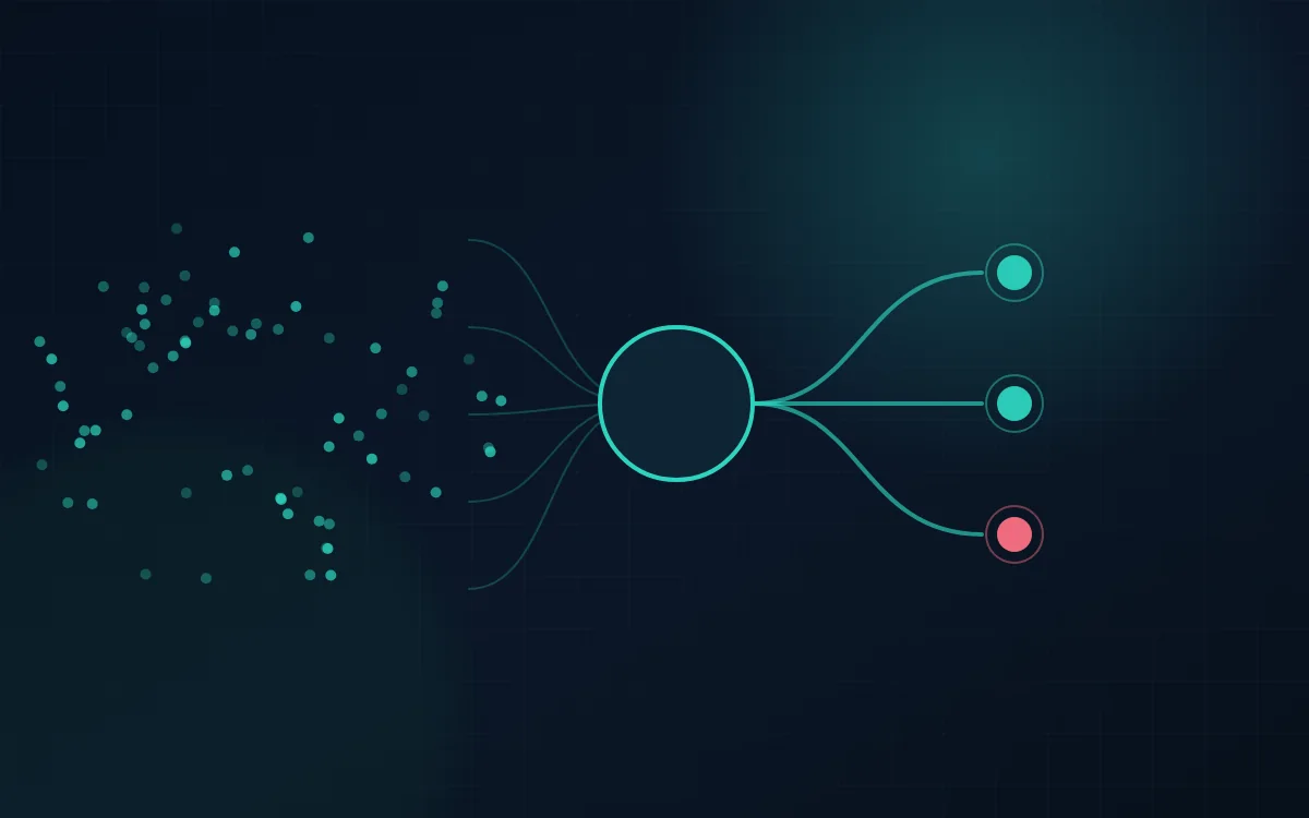 Many concurrent request sources converging on a service and its dependencies.